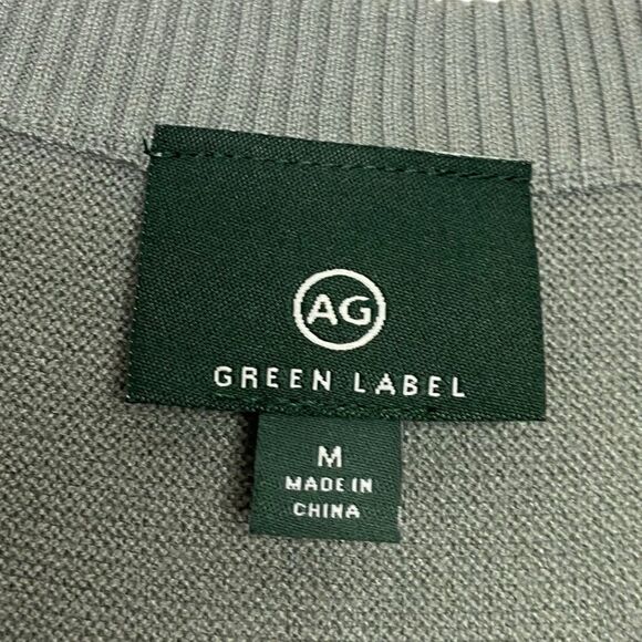 AG Adriano Goldschmied Sweater Mens M Green Blue V-Neck Preppy Lot of 2 NEW - Picture 14 of 16